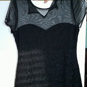 Black sparkle dress